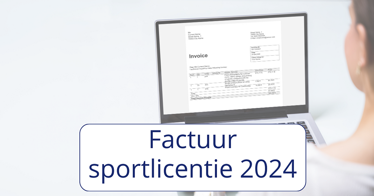 KNVvL Facturen sportlicenties 2024